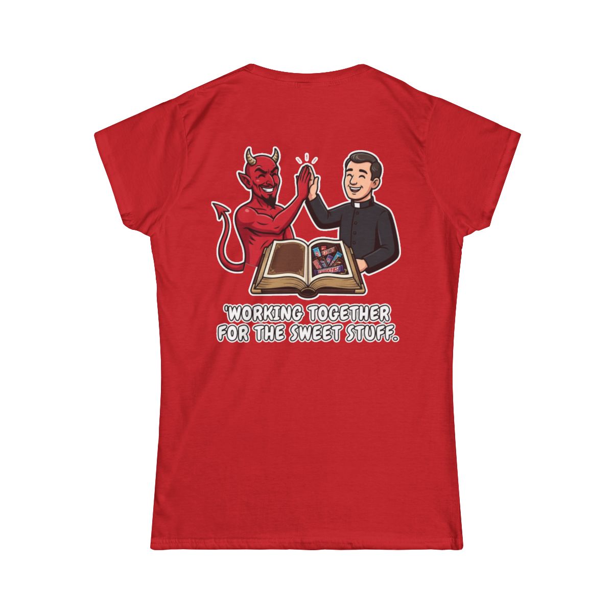 Color: Red | Working For The Sweet Stuff Women's Tee