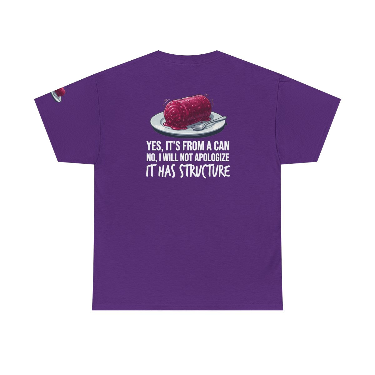 Color: Purple | Yes It's From A Can Premium Graphic Tee