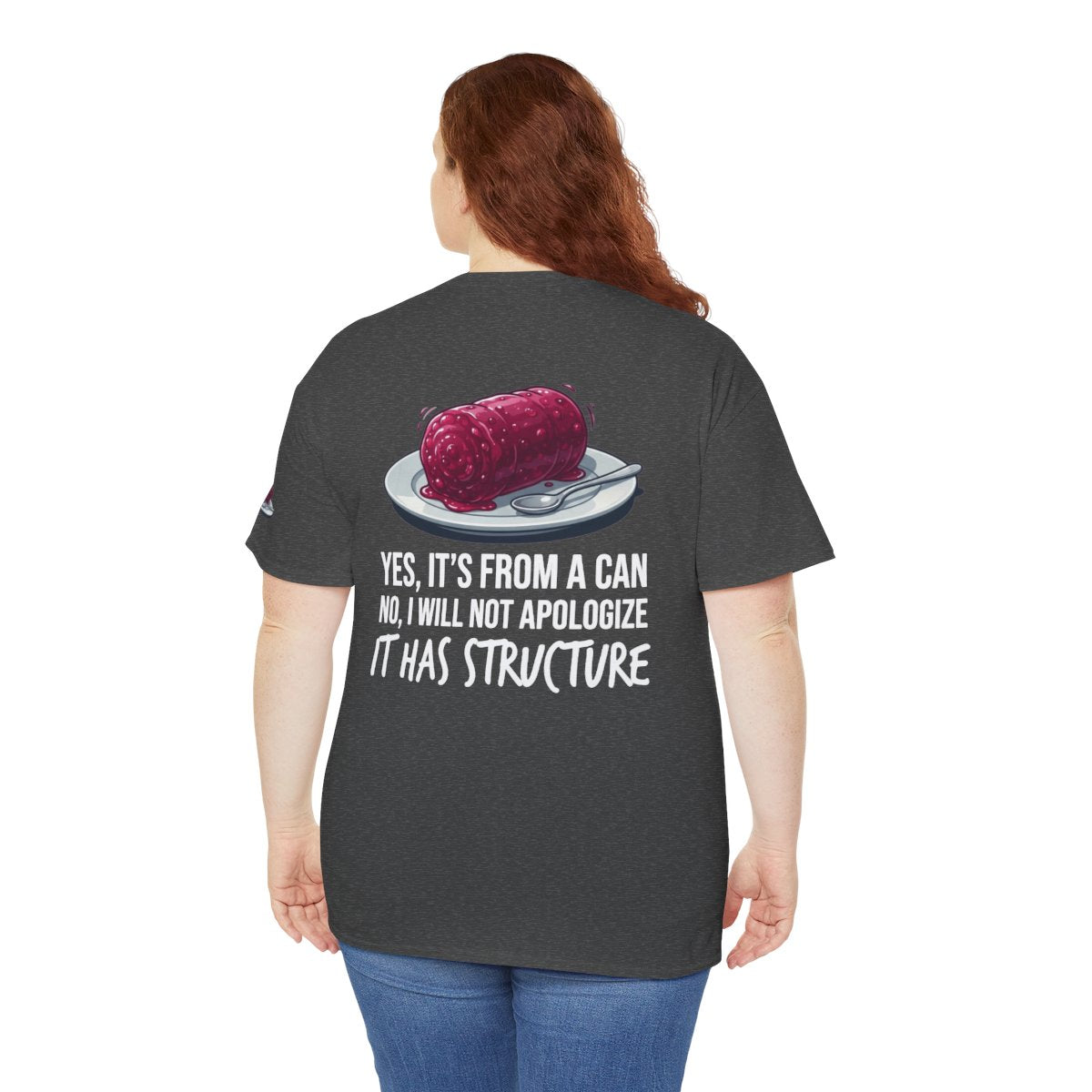 Color: Dark Heather | Yes It's From A Can Premium Graphic Tee