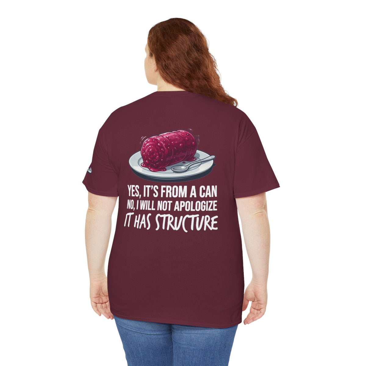 Color: Maroon | Yes It's From A Can Premium Graphic Tee
