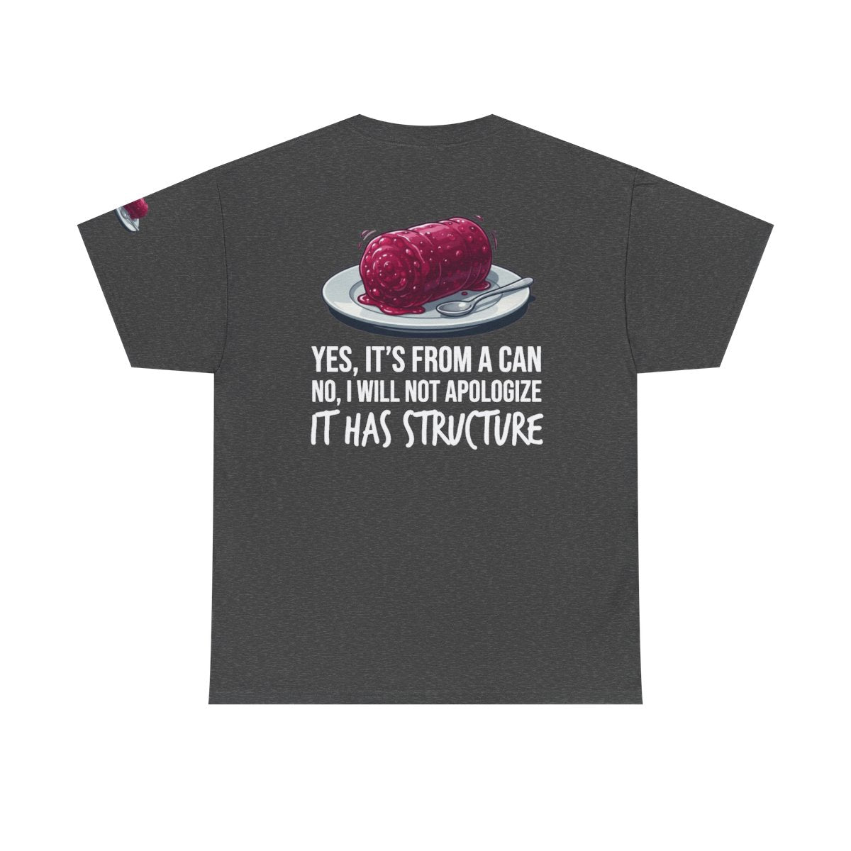 Color: Dark Heather | Yes It's From A Can Premium Graphic Tee