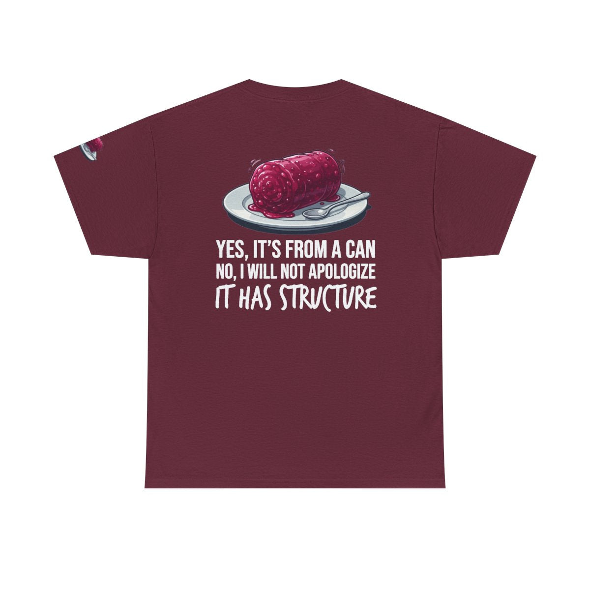 Color: Maroon | Yes It's From A Can Premium Graphic Tee