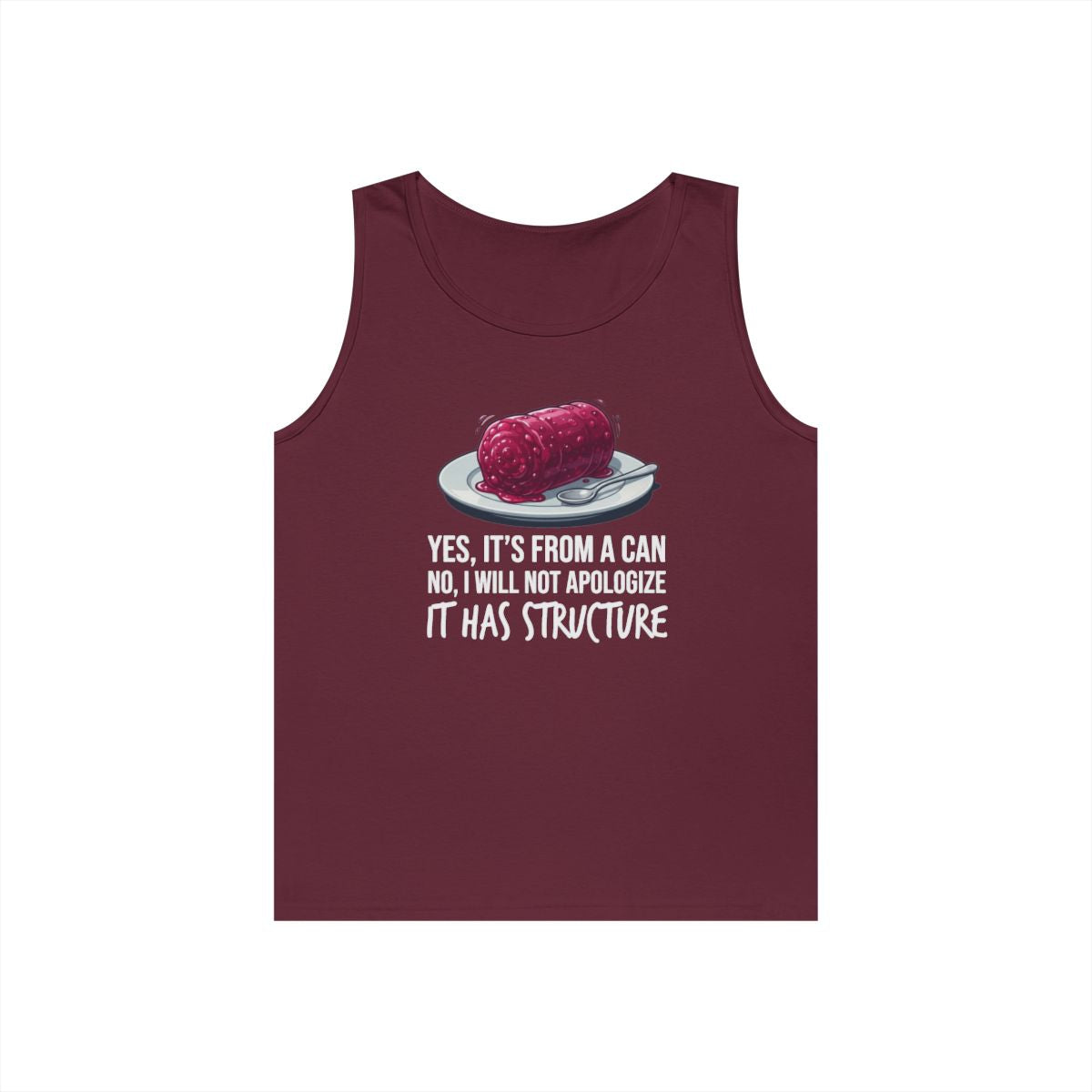 Color: Maroon | Yes It's From A Can Tank Top