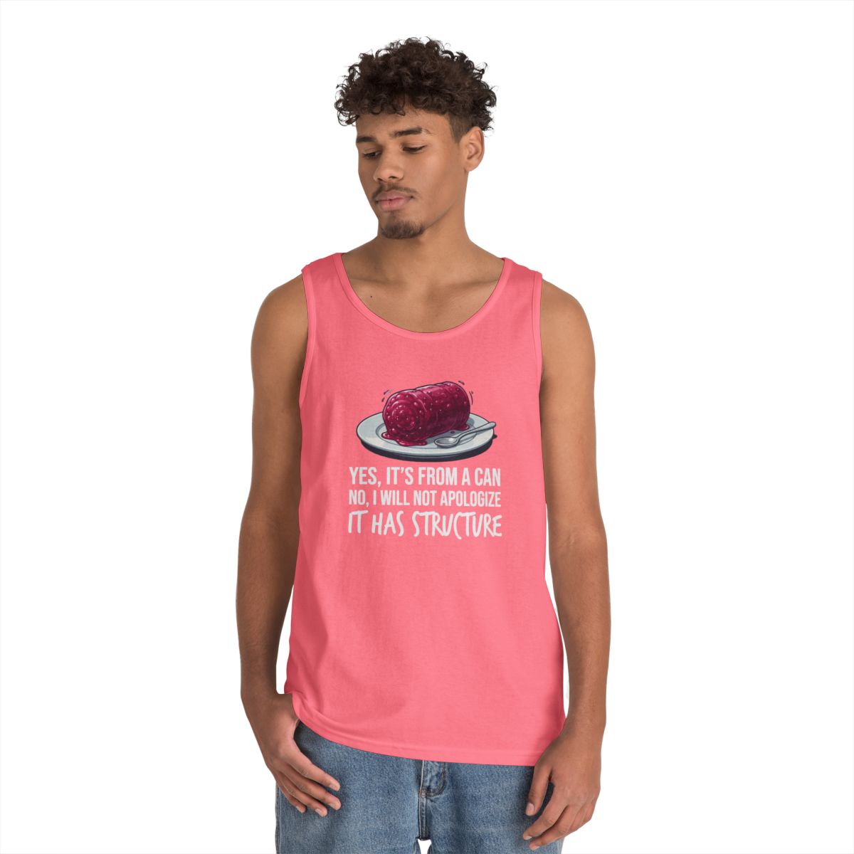 Color: Safety Pink | Yes It's From A Can Tank Top