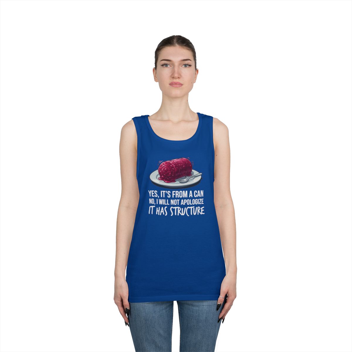 Color: Royal | Yes It's From A Can Tank Top