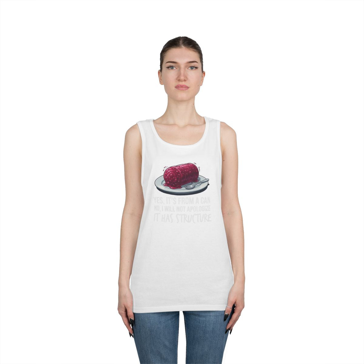 Color: White | Yes It's From A Can Tank Top