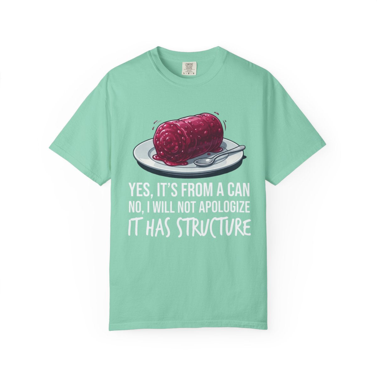 Color: Island Reef | Yes It's From A Can Unisex Garment-Dyed Tee