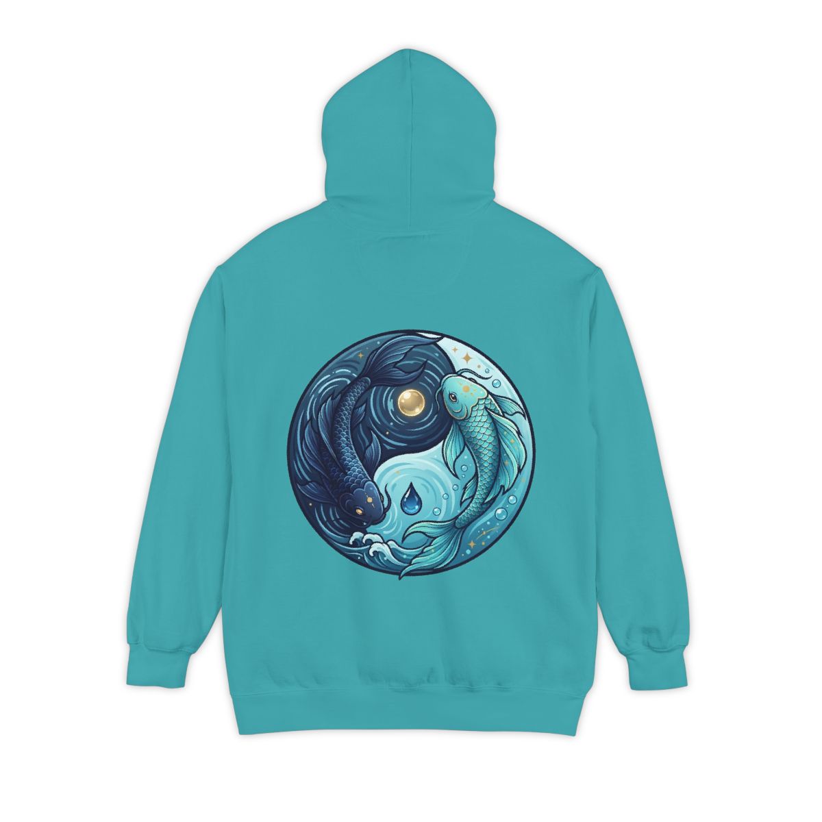 Color: Seafoam | Yin Yang Pisces Garment-Dyed Hoodie