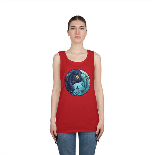 Color: Red | Yin Yang Pisces Tank Top