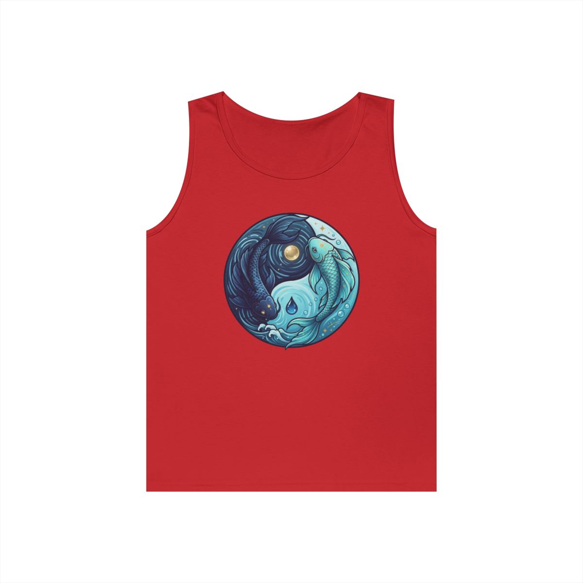 Color: Red | Yin Yang Pisces Tank Top