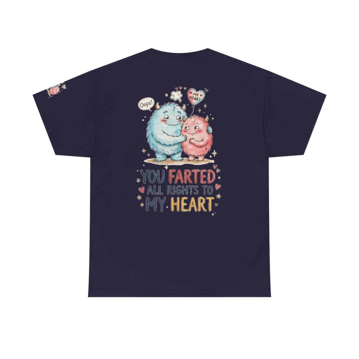 Color: Blackberry | You Farted All Rights To My Heart Premium Graphic Tee