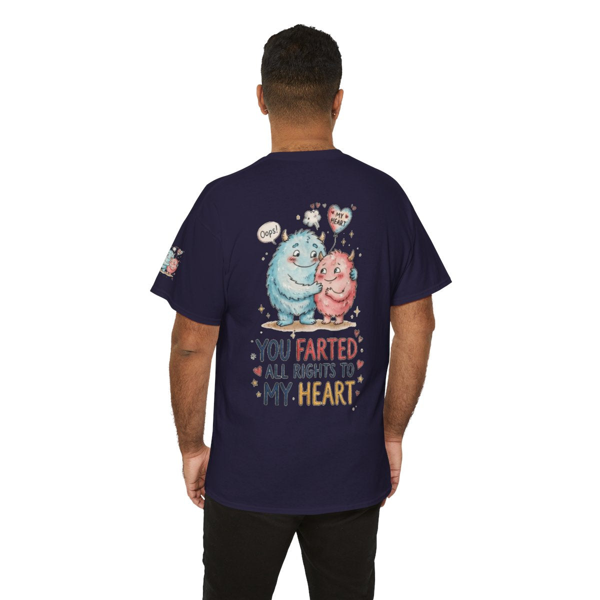 Color: Blackberry | You Farted All Rights To My Heart Premium Graphic Tee