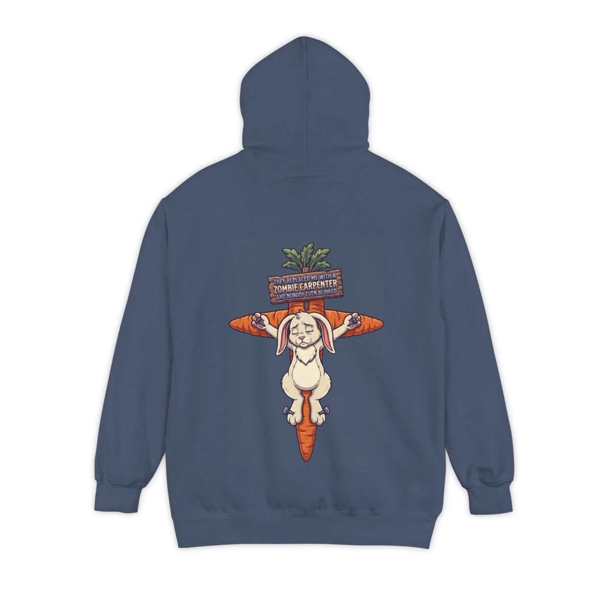 Color: Denim | Zombie Carpenter Garment-Dyed Hoodie