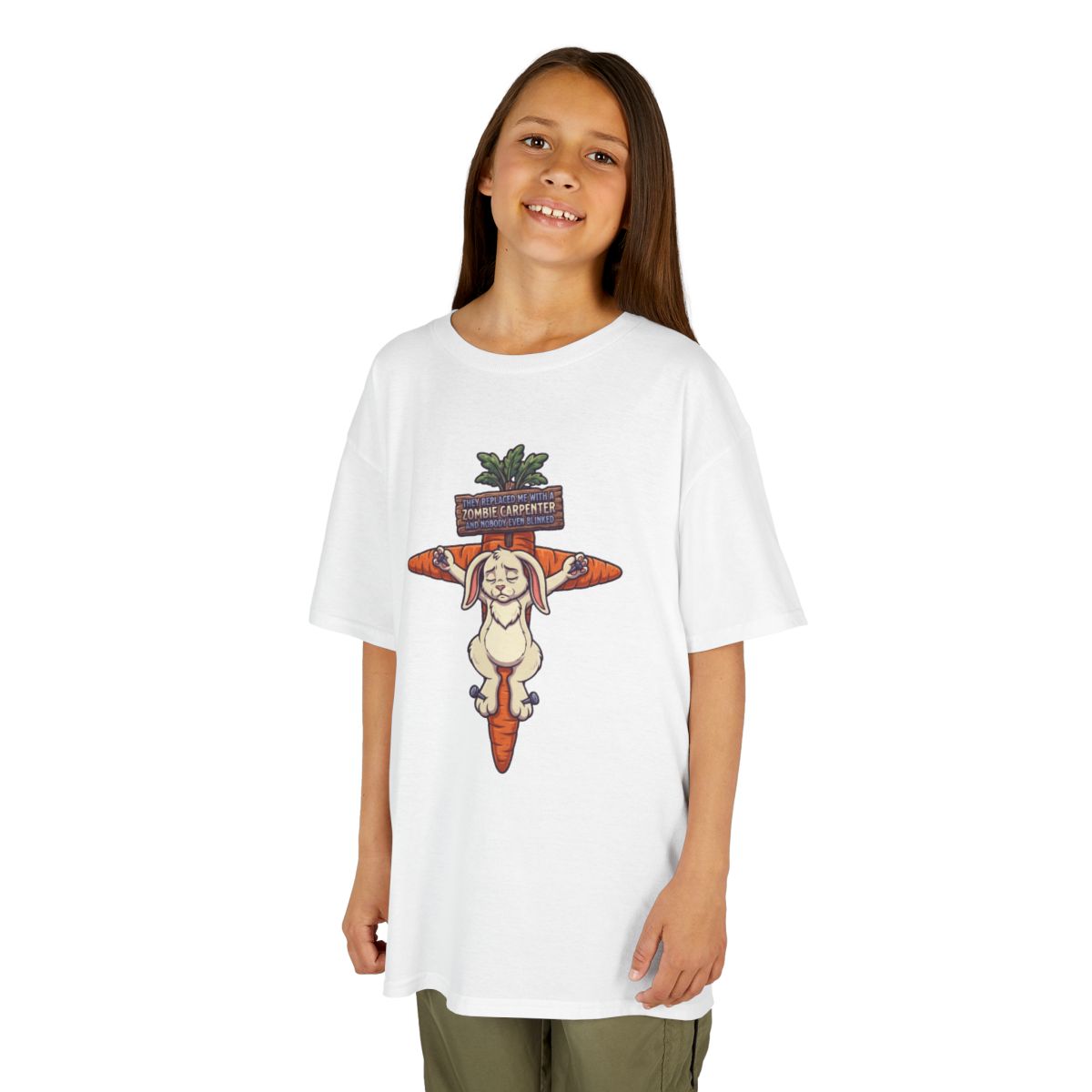 Color: White | Zombie Carpenter Kids Tee