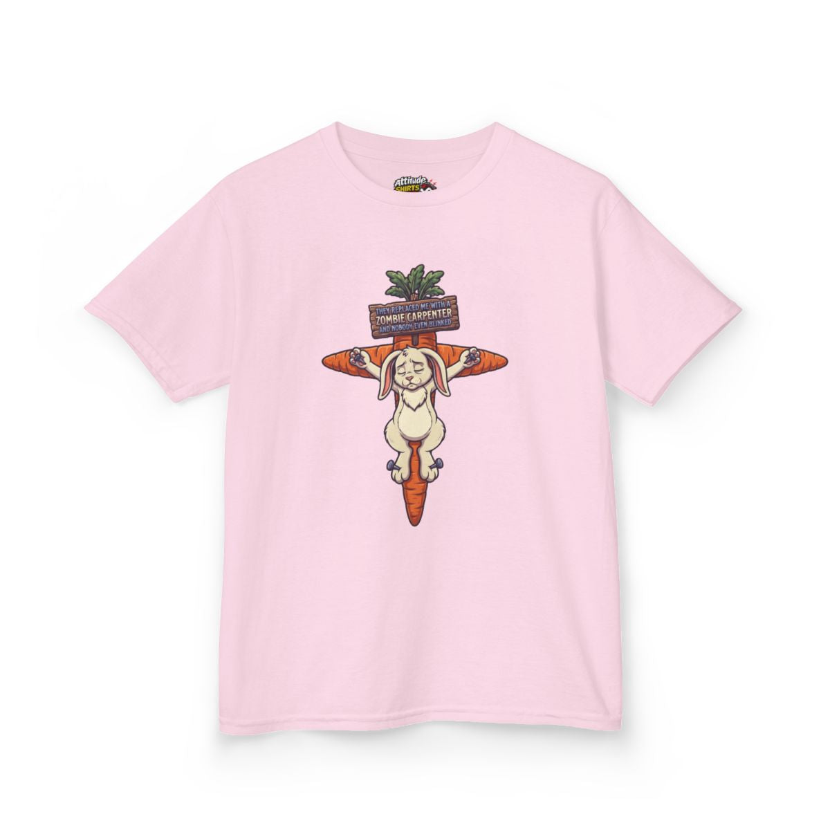 Color: Light Pink | Zombie Carpenter Kids Tee