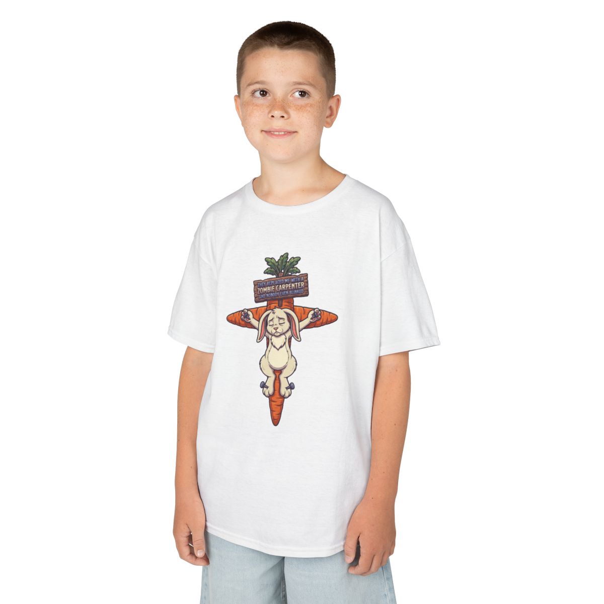 Color: White | Zombie Carpenter Kids Tee