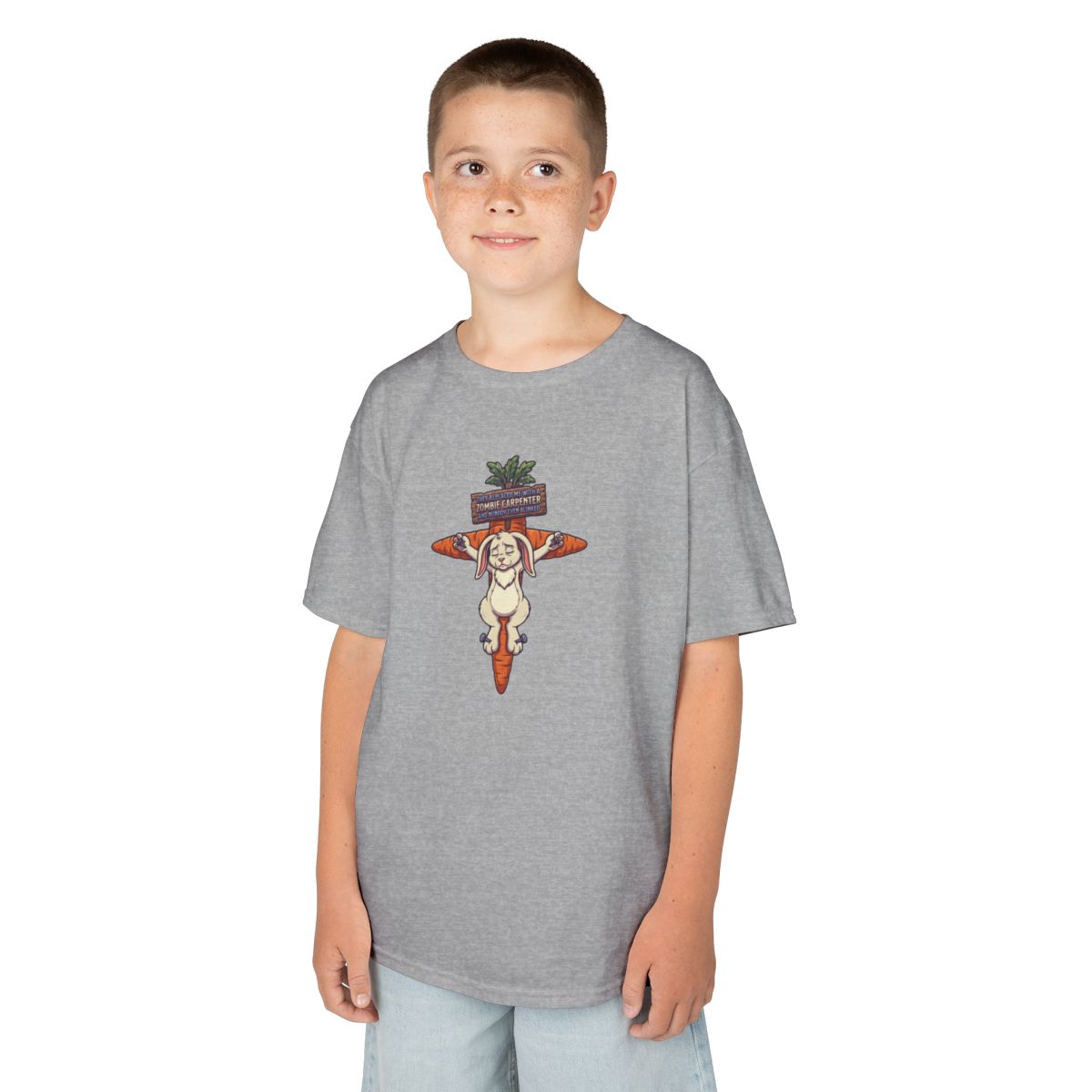 Color: Sport Grey | Zombie Carpenter Kids Tee