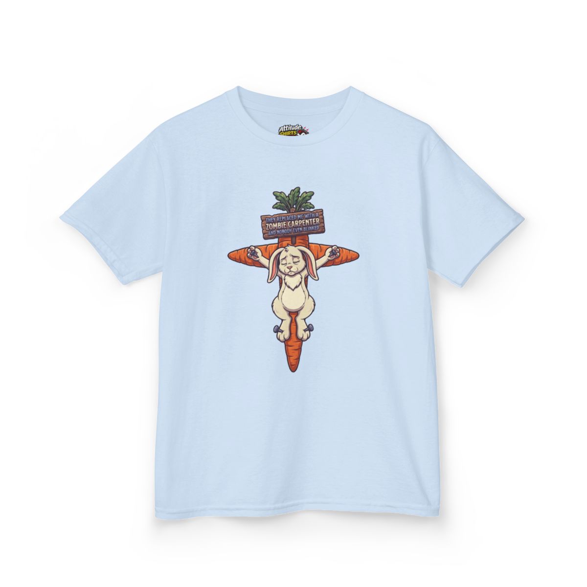 Color: Light Blue | Zombie Carpenter Kids Tee
