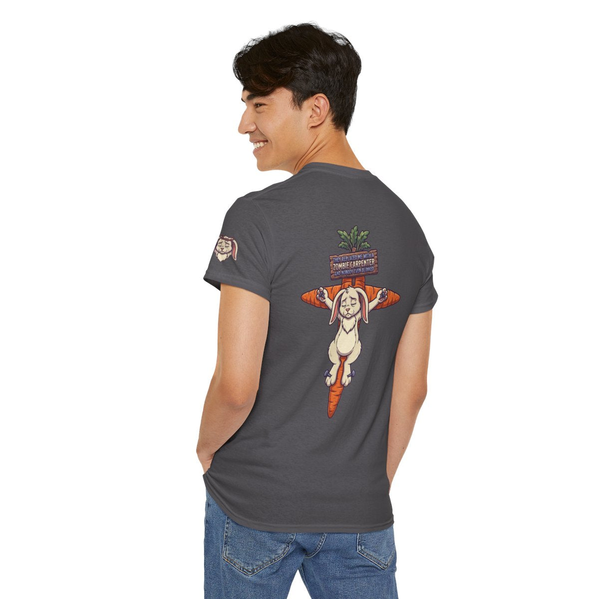 Color: Charcoal | Zombie Carpenter Premium Graphic Tee