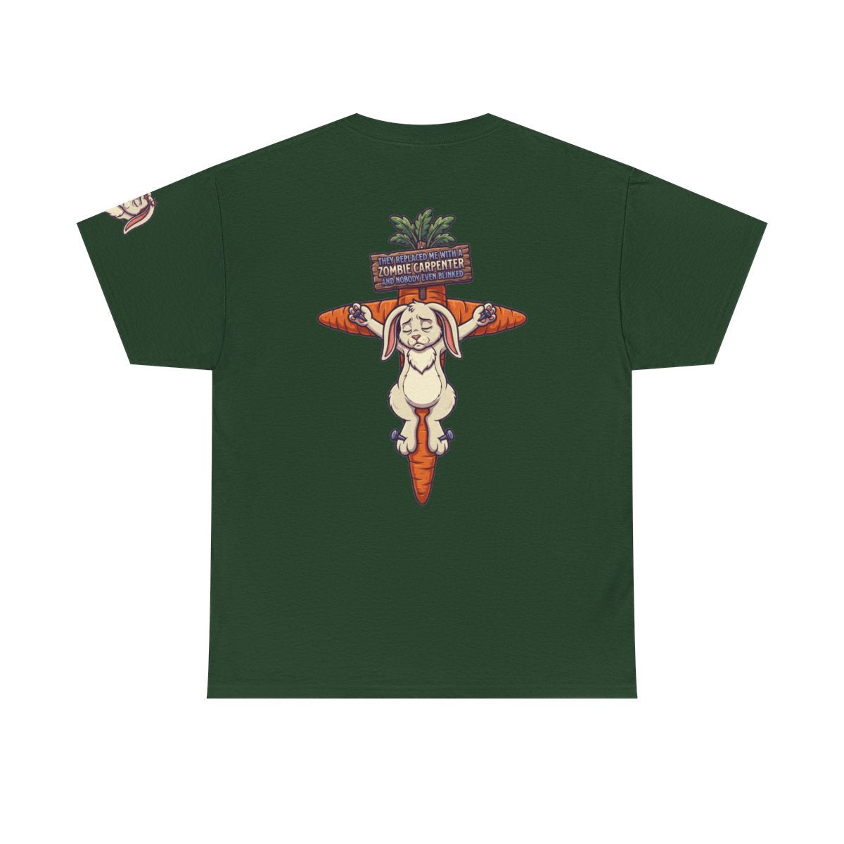 Color: Forest Green | Zombie Carpenter Premium Graphic Tee