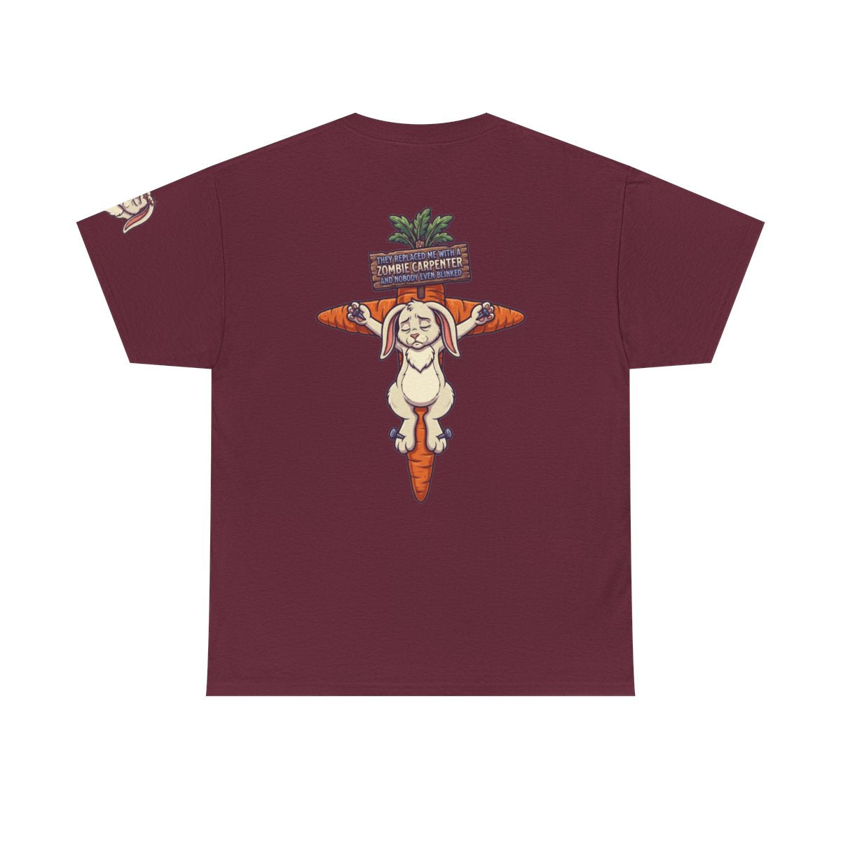 Color: Maroon | Zombie Carpenter Premium Graphic Tee
