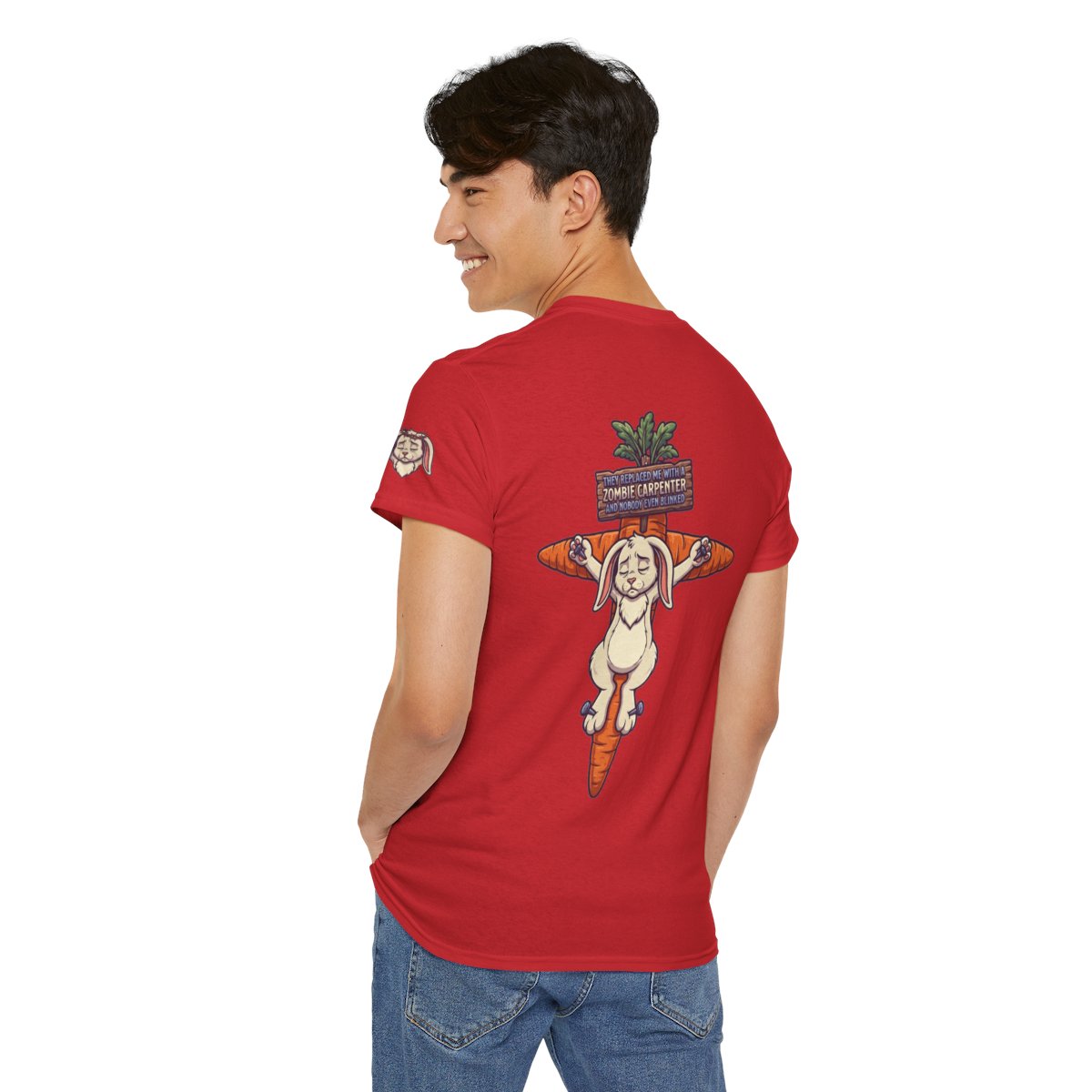 Color: Red | Zombie Carpenter Premium Graphic Tee