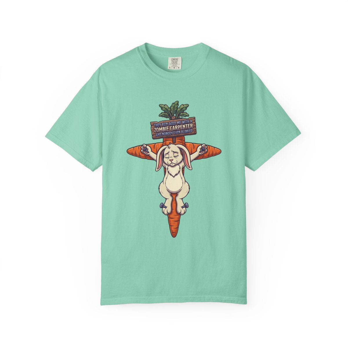 Color: Island Reef | Zombie Carpenter Unisex Garment-Dyed Tee
